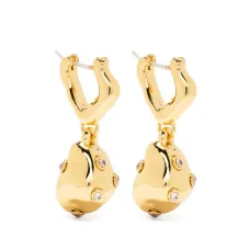 Серьги-подвески с кристаллами Серьги-подвески с кристаллами