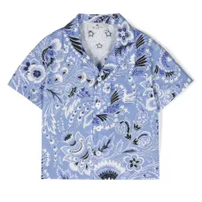 Рубашка с цветочным принтом