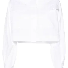 Рубашка с жаккардовым логотипом Рубашка с жаккардовым логотипом