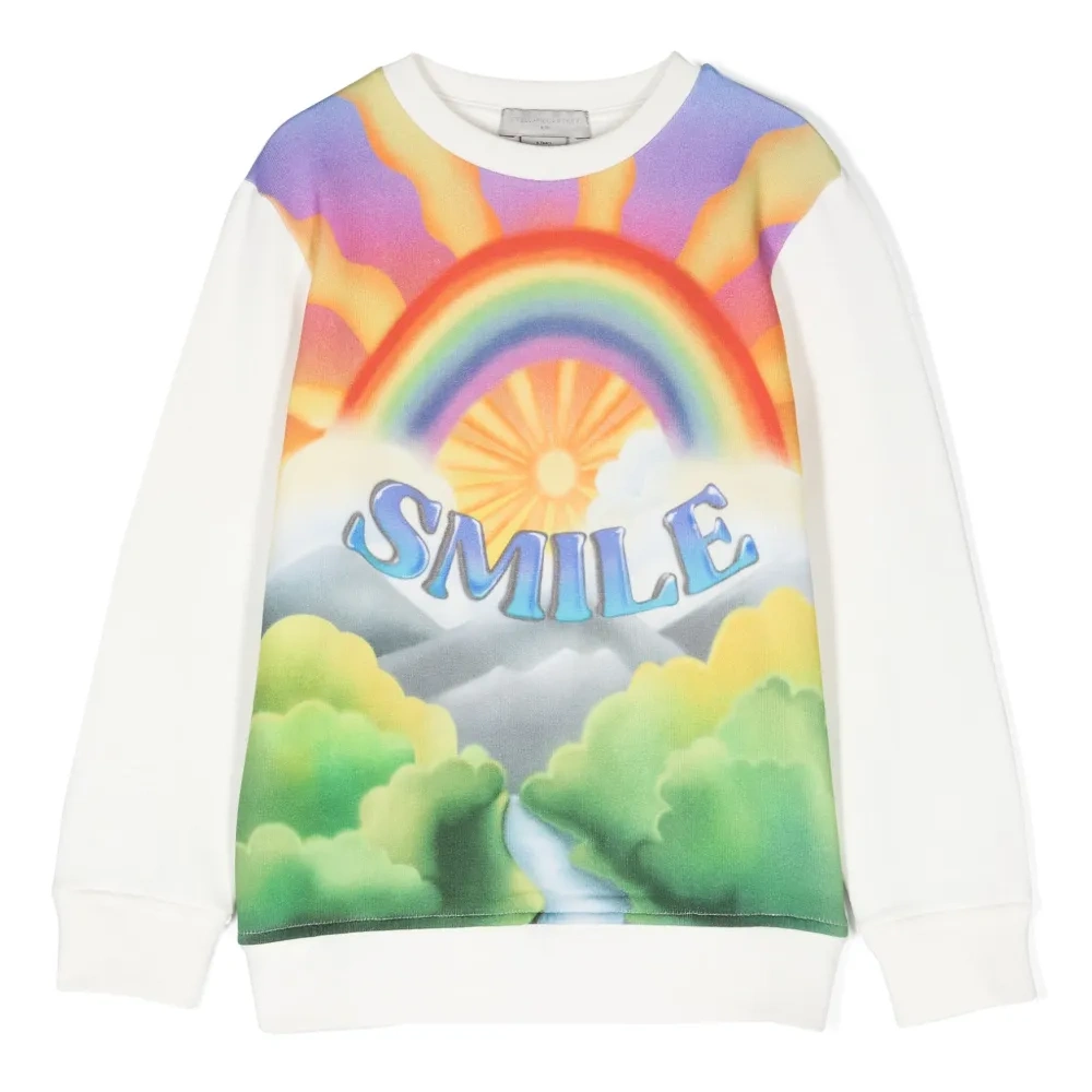 Толстовка с принтом Smile