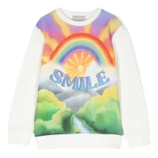 Толстовка с принтом Smile