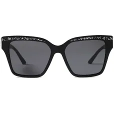 Солнцезащитные очки в квадратной оправе с блестками