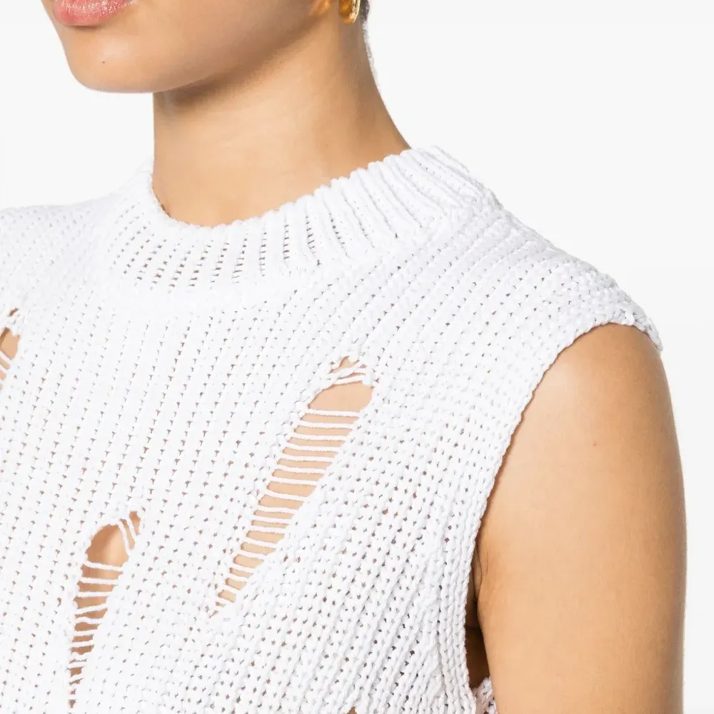 Топ с эффектом потертости