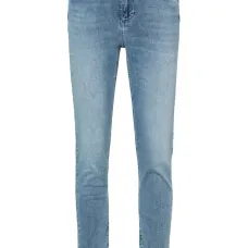 Укороченные джинсы скинни с завышенной талией Укороченные джинсы скинни с завышенной талией