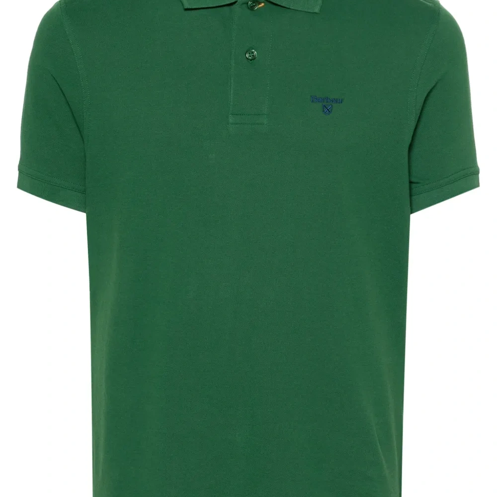 Рубашка поло с вышитым логотипом