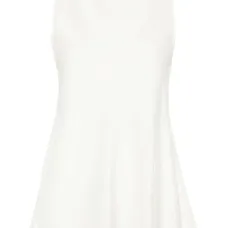 Атласный топ с U-образным вырезом