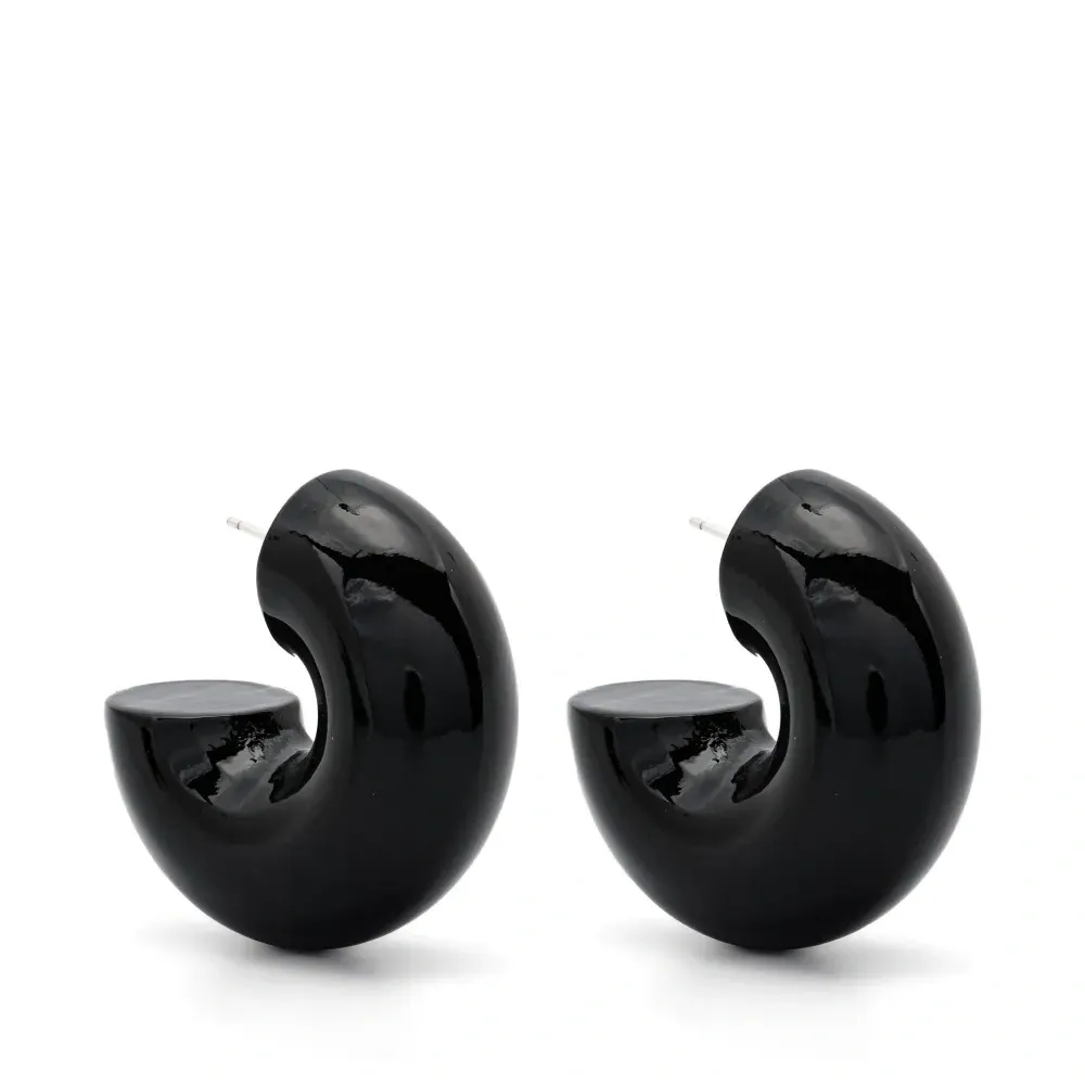 Массивные серьги-кольца Beam