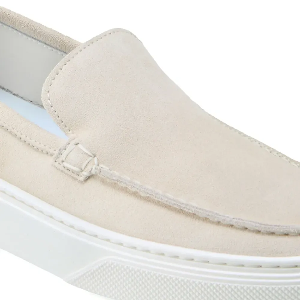 Замшевые лоферы