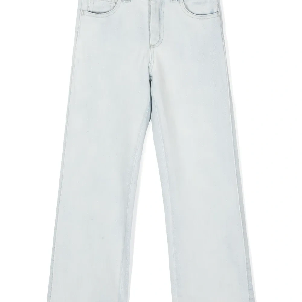 Джинсы с нашивкой-логотипом