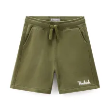 Шорты с вышитым логотипом