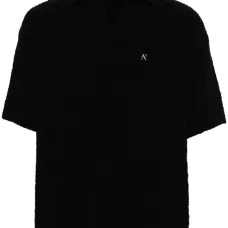 Рубашка поло из ткани букле