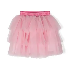 Пышная юбка из тюля с логотипом