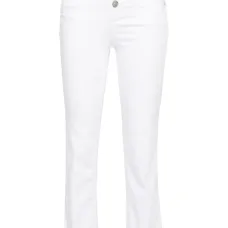 Укороченные джинсы с завышенной талией Укороченные джинсы с завышенной талией