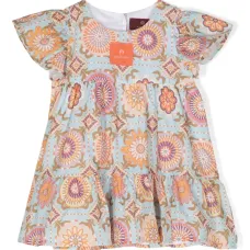 Платье с графичным принтом