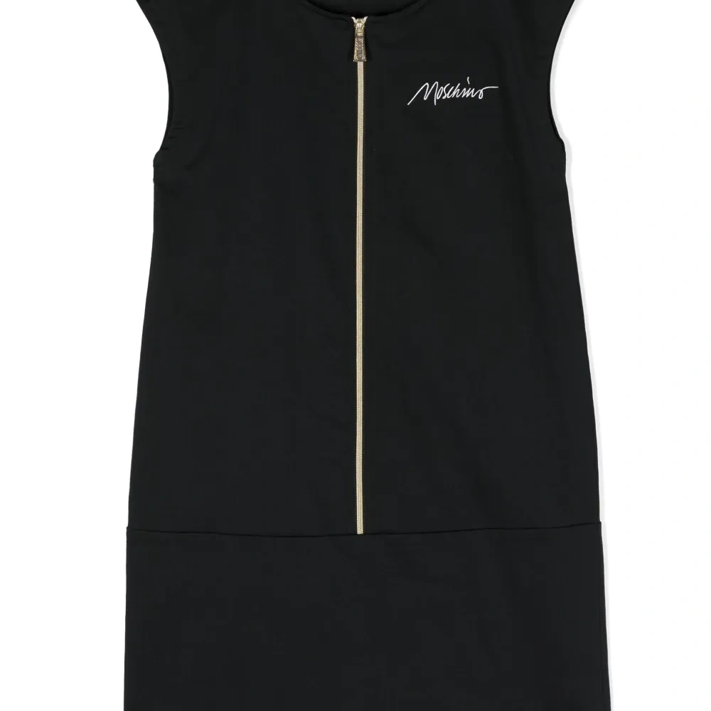 Худи на молнии с вышитым логотипом