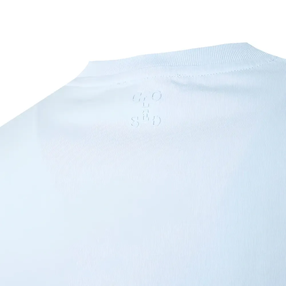 Футболка с тисненым логотипом