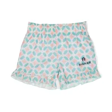 Шорты с вышитым логотипом