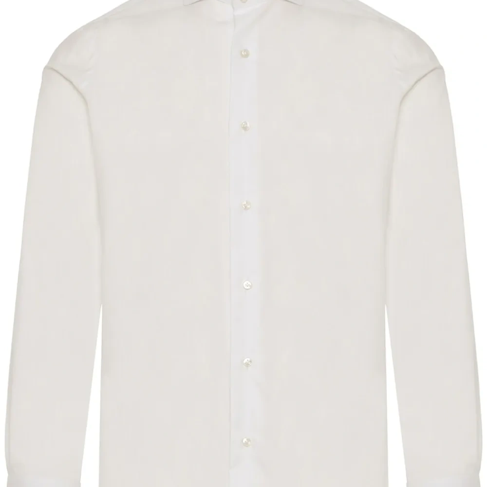 Рубашка с отложным воротником