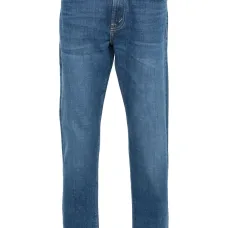 Зауженные джинсы с заниженной талией