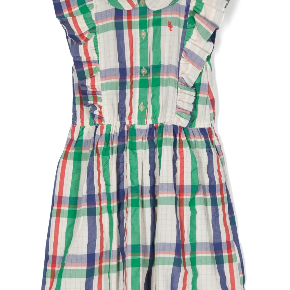 Платье в клетку Madras с оборками