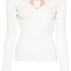 Кардиган в рубчик