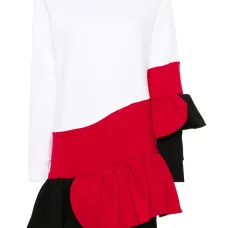 Платье мини Pavlova с баской