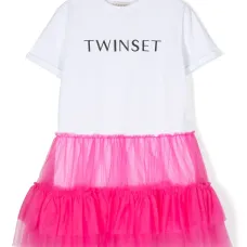 Пышное платье с логотипом