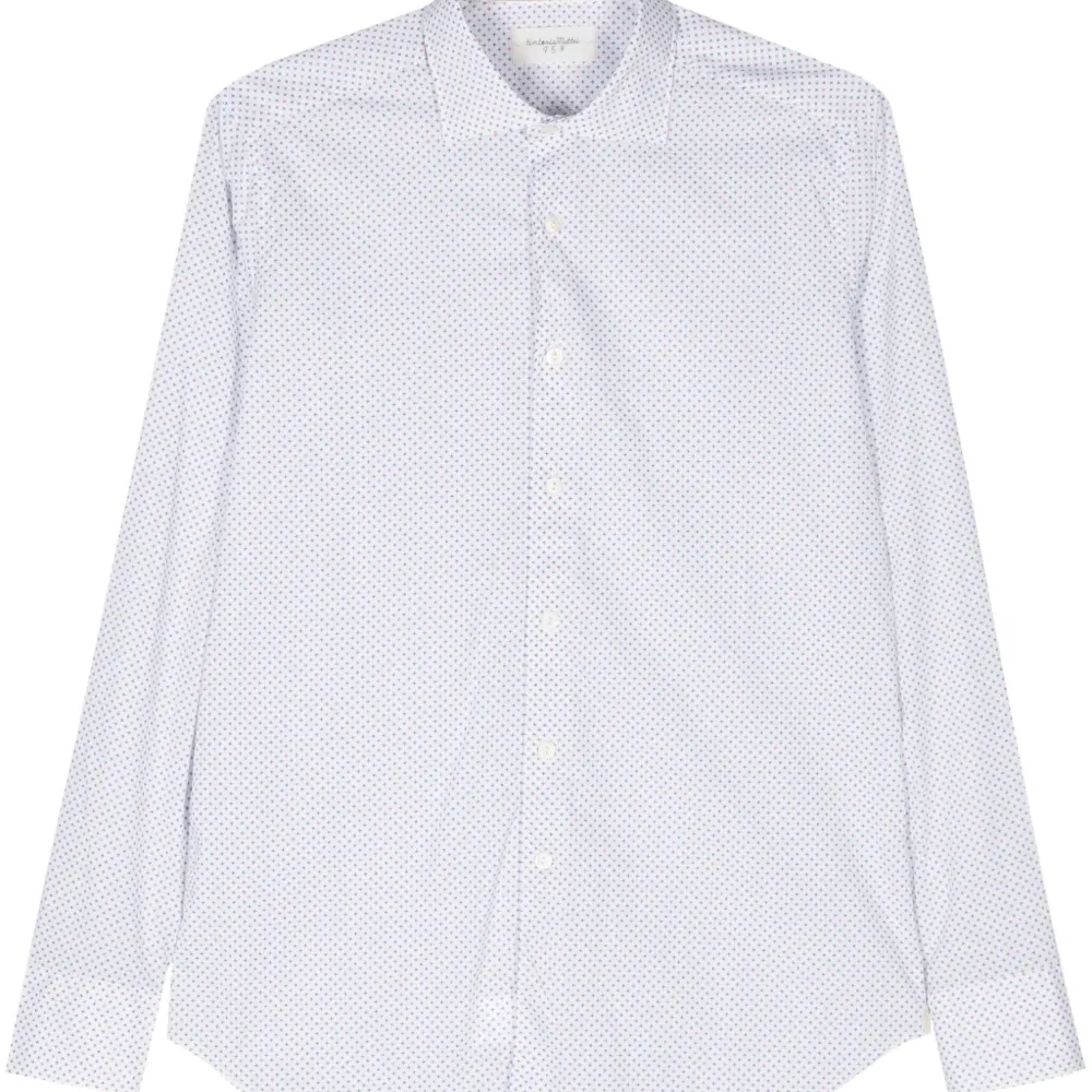 Рубашка с геометричным принтом