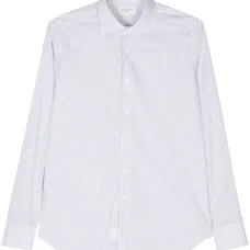 Рубашка с геометричным принтом