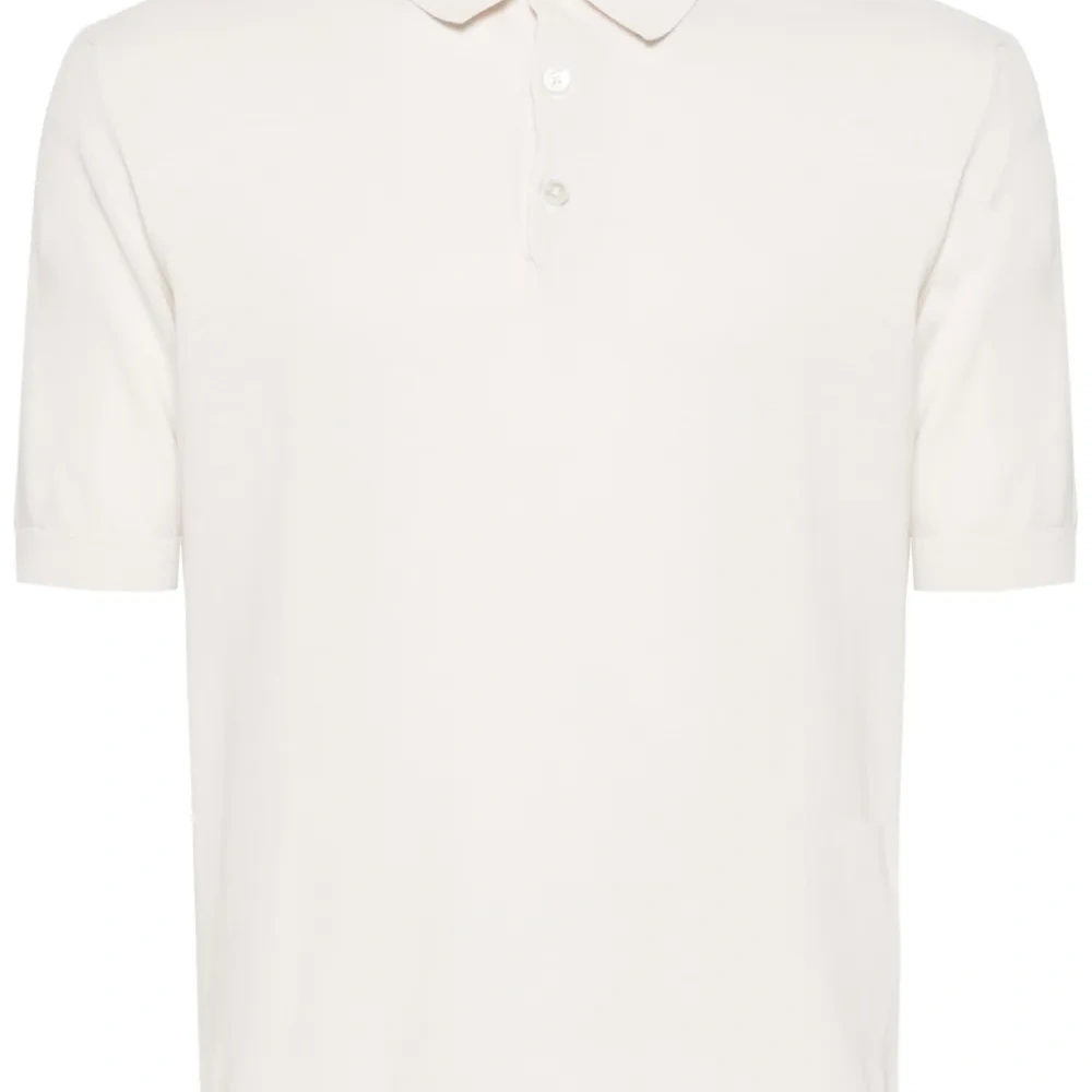 Рубашка поло в рубчик