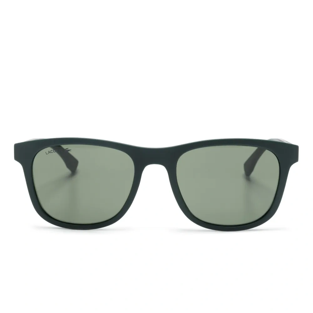 Солнцезащитные очки в квадратной оправе с логотипом Солнцезащитные очки в квадратной оправе с логотипом