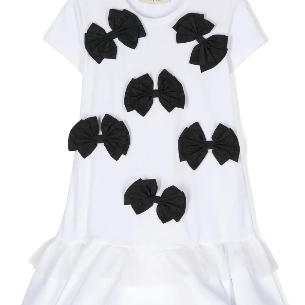 Платье с бантом