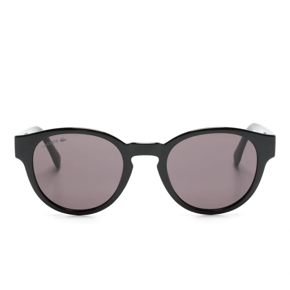 Солнцезащитные очки в круглой оправе с логотипом Солнцезащитные очки в круглой оправе с логотипом