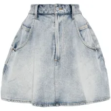 Джинсовая юбка А-силуэта Джинсовая юбка А-силуэта