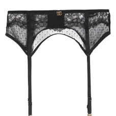 Кружевной пояс для чулок с логотипом DG