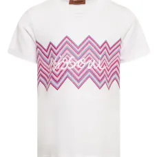 Футболка с узором зигзаг