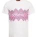 Футболка с узором зигзаг