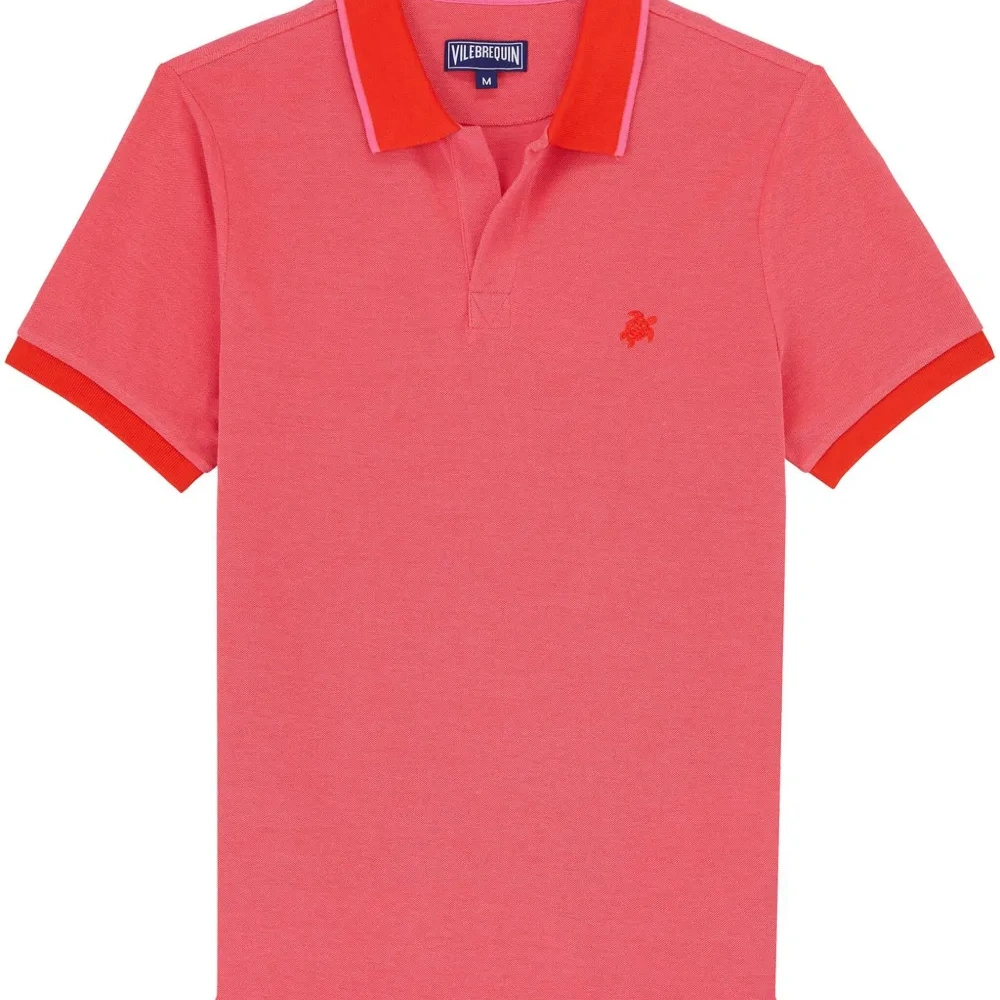 Рубашка поло из органического хлопка с вышитым логотипом