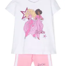 Комплект из футболки и шортов из коллаборации с Barbie Комплект из футболки и шортов из коллаборации с Barbie