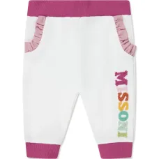 Брюки с вышитым логотипом