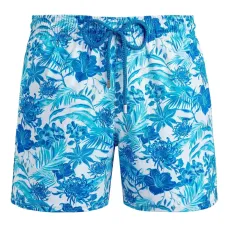 Плавки-шорты с цветочным принтом