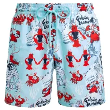 Плавки-шорты с принтом