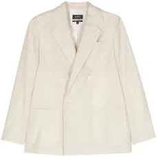 Двубортный креповый пиджак