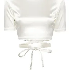 Футболка с открытой спиной