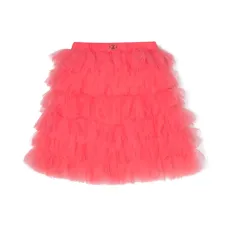 Юбка из тюля с оборками