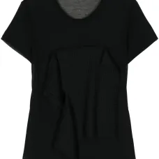 Футболка с драпировкой Футболка с драпировкой