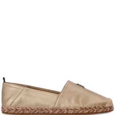 Эспадрильи с эффектом металлик