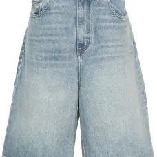 Джинсовые шорты с низким шаговым швом