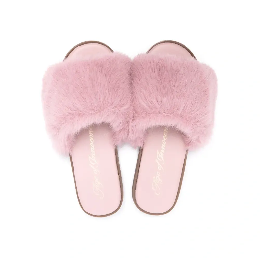 Слиперы Rosalie с искусственным мехом