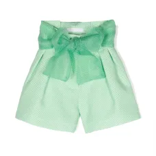 Клетчатые шорты с поясом Клетчатые шорты с поясом